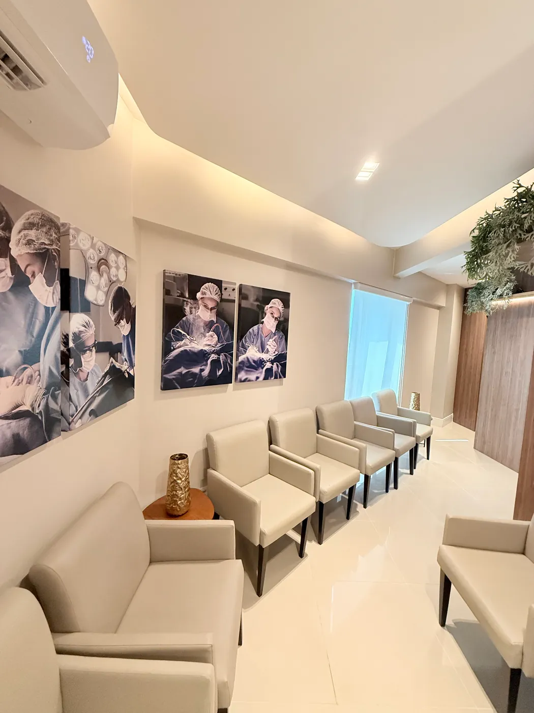 Sala de espera da Clínica Rhinus