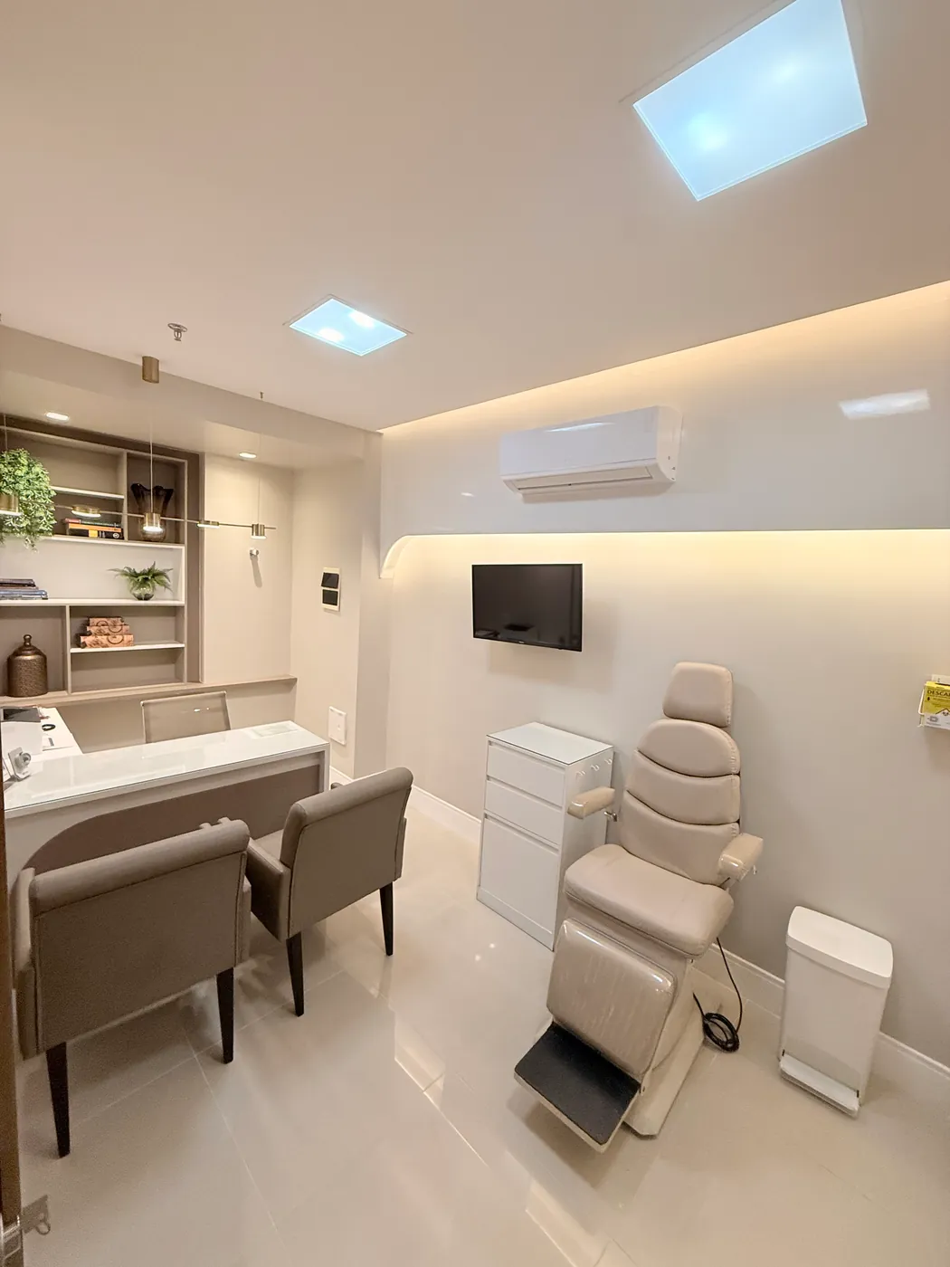 Sala de atendimento da Clínica Rhinus